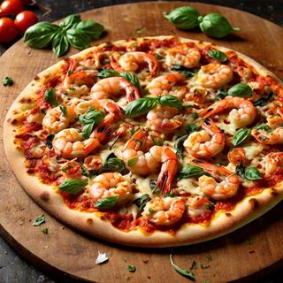 Gamberi Pizza (Prawns)