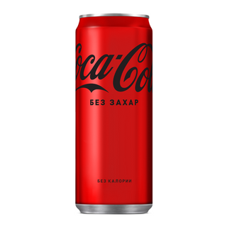 COCA-COLA БЕЗ ЗАХАР КЕН 0.33Л