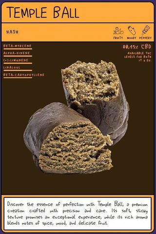 Hash de Cbd Temple Ball (2g)