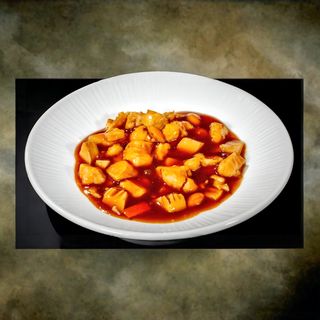 044 Pollo con mandorle