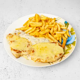 Rustika šnicla - zapečeno