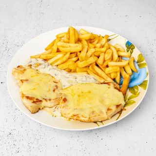 Rustika šnicla - zapečeno