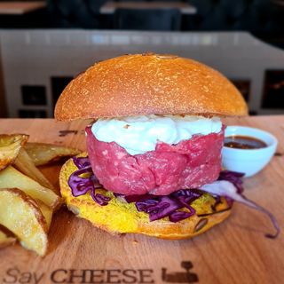 Burger di fassona « Tartare »
