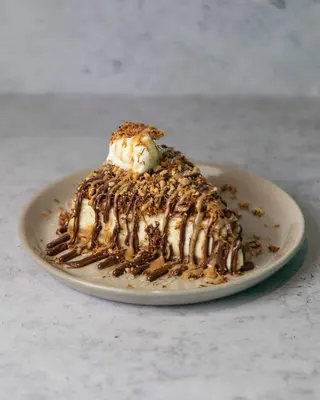 Cheesecake kounefa nutella