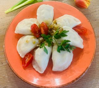 Pierogi wyśmienite - z kurkami, ricottą i parmezanem - 8 szt
