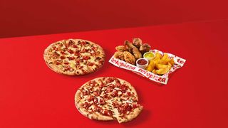 2 Pizzas medianas + Combo Mix