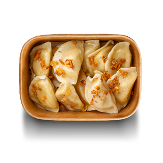 Вареники з картоплею та сметаною