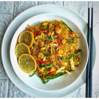 Singapore Shrimp Noodles