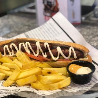 Sandwich Saucisse De Viande