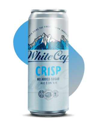 White Cap Crisp Can No Added Sugar, 330ml