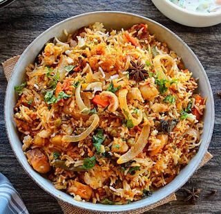 Vegetable biryani