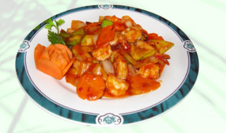 70. Gambas Con Salsa Picante