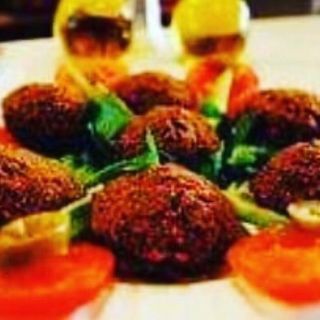 Plato de falafel 