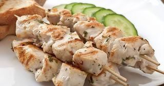 Plat Brochettes De Poulet