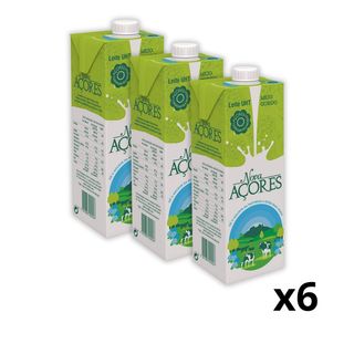 6x Leite Meio-Gordo - Nova Açores 1L