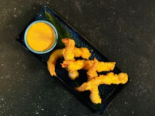 Креветки темпура