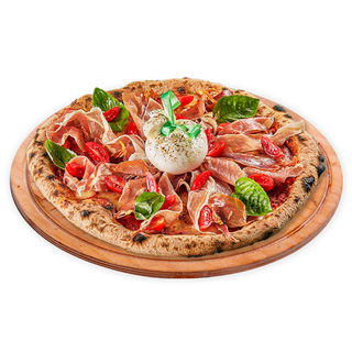 ПИЦА БУРАТА С ПРОШУТО КРУДО