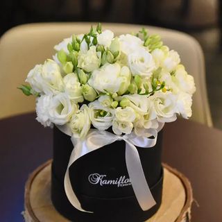 Flowerbox biało-czarny