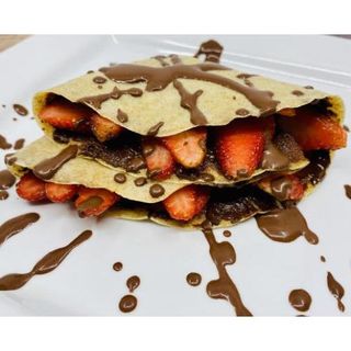 Crepe De Fresas Con Nutella