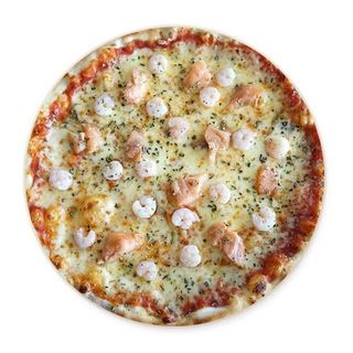 Pizza salmone (33 cm.)