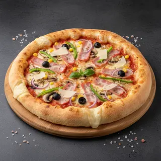 Pizza Mammoth Macho cu margini umplute