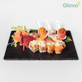 jo  sushi e sashimi  20pezzi 