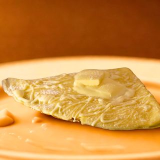 Crêpes white pistacchio - Cioko bianco, scaglie cioccolato bianco, pistacchio pralinato