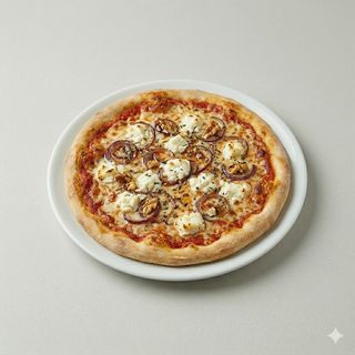 Pizza queso de cabra