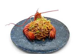 Lobster ginger noodles