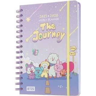 Agenda Escolar 2025/2026 Semana Vista A5 12 Meses Bt21 The Journey - 8435747815372