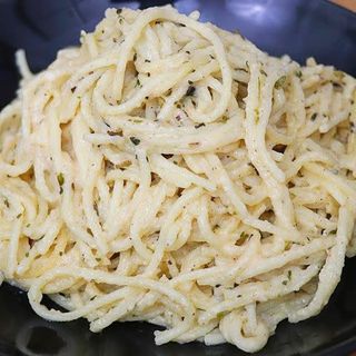 Spaguetti cuatro quesos
