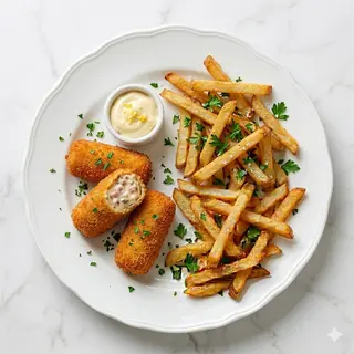 Croquetas Y Patatas (3 Uds.)