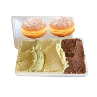 Menù vaschetta 500 g. + 2 krapfen vuoti 