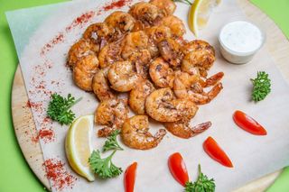 Жареные креветки (Тигровые 16/20)