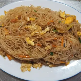 Fideos de arroz frito