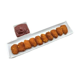 Nuggets de pollo con salsa barbacoa