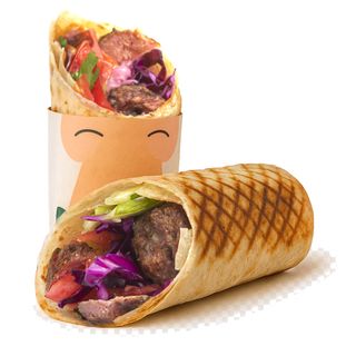 Шаурма зі смеш котлетою