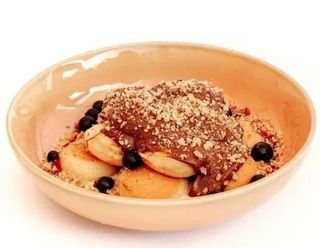 Міні панкейки з шоколадом