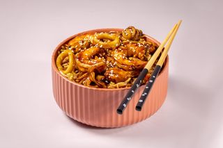 ბრინჯი ზღვის პროდუქტებით