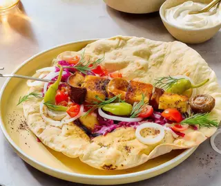 Plato halloumi