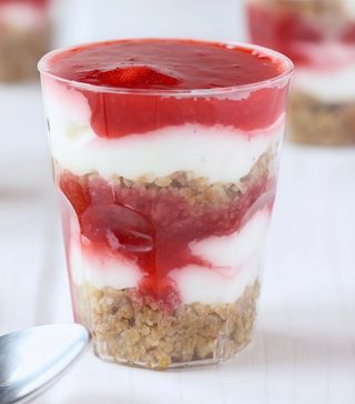 Mini cheesecake ricotta e fragola