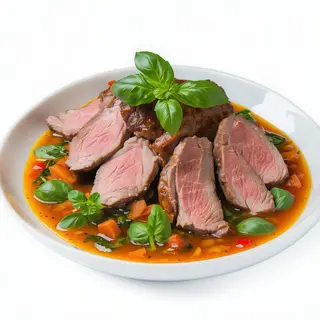 Pato Asado Con Ajo Y Jengibre