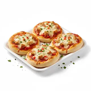 Pizza poulet mini x4