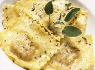 Ravioli Vegetariano De Ricotta Y Espinaca