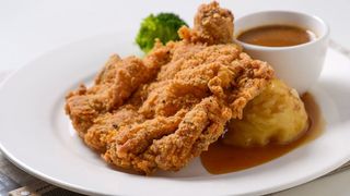 Deep fried chicken chop