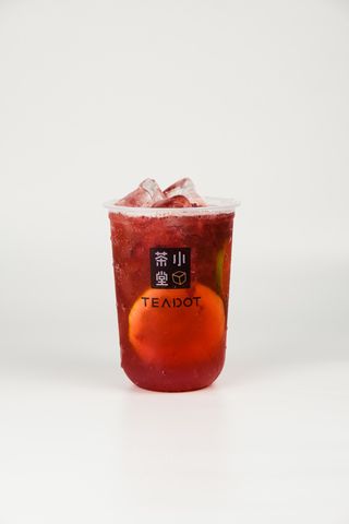 Чай с клубникой 