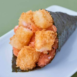 Temaki salmão Camarão