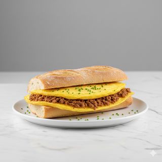 Bocadillo Tortilla De Picadillo