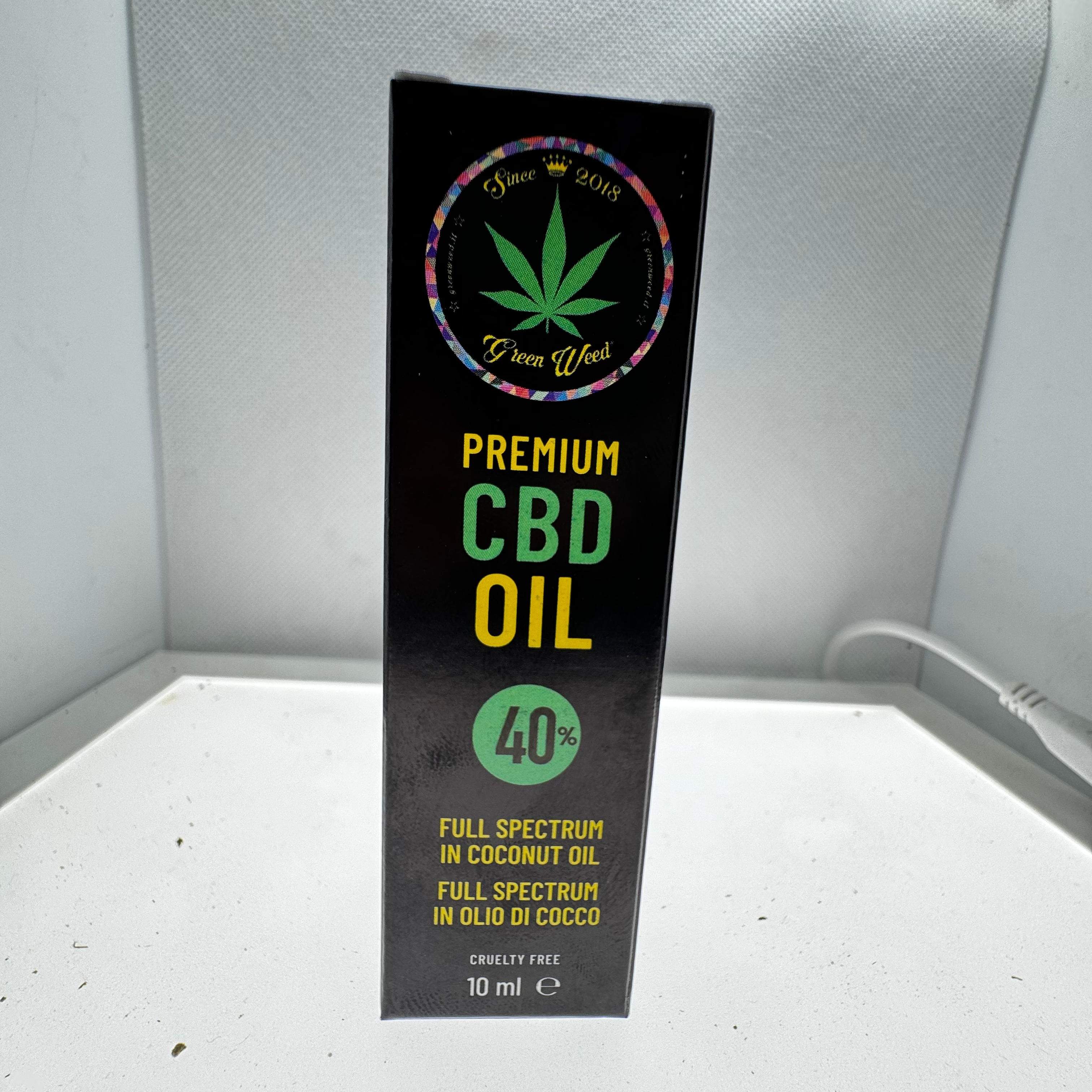 Óleo CBD 40% 10 ml.
