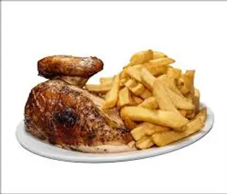 1/2 Pollo Asado Con Patatas